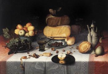 Dijck, Floris Claesz van : Still-Life with Cheeses